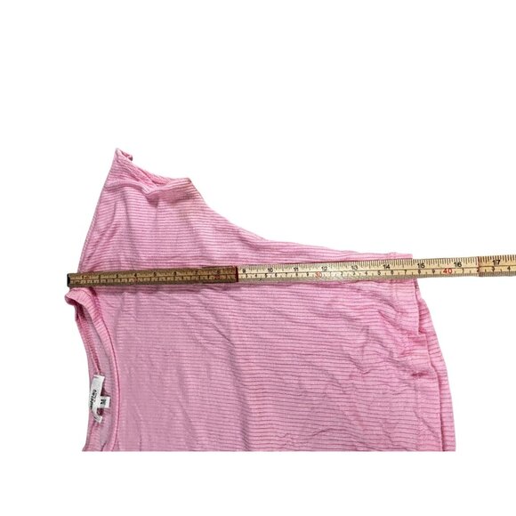 Pink Ribbed Short-Sleeve Cropped T-Shirt by Hashtag - Picture 8 of 8